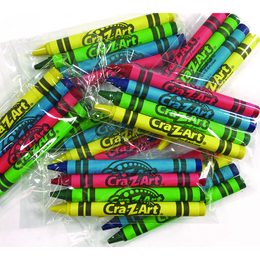 ☆CRAL☆ Cra-Z-Art Washable Crayons, Assorted, 4/Pack (10314200