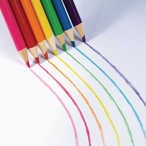 Cra-Z-Art Colored Pencils Classpack, 10 Assorted Lead and Barrel Colors, 10 Pencils/Set, 25 Sets/Carton (740011)
