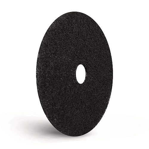 Americo Stripping Pads, 15" Diameter, Black, 5/Carton (400115)