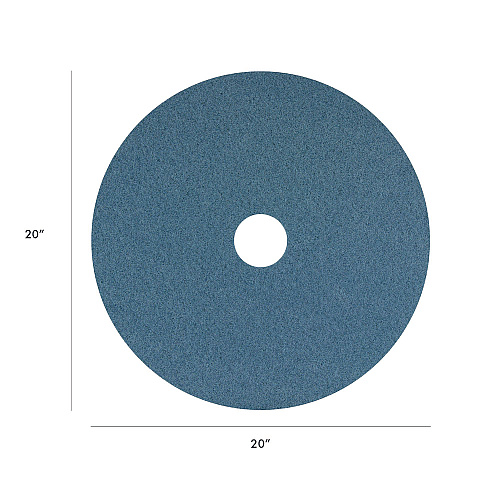 Americo Blue Cleaner Pad, 20" Diameter, Blue, 5/Carton (400420)
