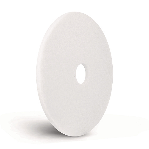 Americo Polishing Pads, 18" Diameter, White, 5/Carton (401218)