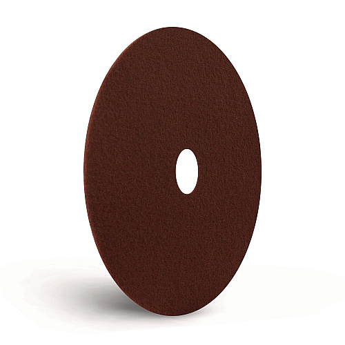 Americo EcoPrep EPP Specialty Pads, 15" Diameter, Maroon, 10/Carton (420715)