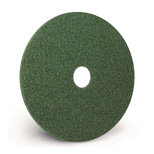 Americo Black Diamond 3000 Grit Diamond Pad, 20" Diameter, Black/Green, 2/Carton (442420)