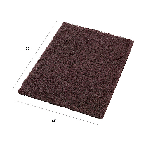 Americo Dominator Strip Pad, 14 x 20, Burgundy, 5/Carton (43051420)