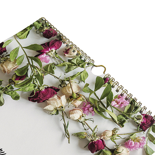 Blueline Romantic Wall Calendar, Floral Photography, 12 x 17, White/Multicolor Sheets, 12-Month (Jan to Dec): 2026 (C173122)