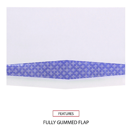 Universal Open-Side Security Tint Business Envelope, 1 Window, #10, Commercial Flap, Gummed Closure, 4.13 x 9.5, White, 500/Box (UNV35203)