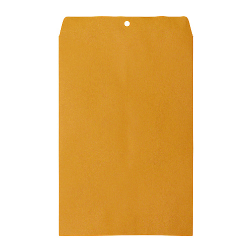 Universal Kraft Clasp Envelope, #98, Square Flap, Clasp/Gummed Closure, 10 x 15, Brown Kraft, 100/Box (UNV35268)