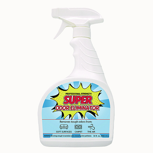 Fresh Products Super Odor Eliminator, 32 oz Spray Bottle, 6/Carton (632SOE)