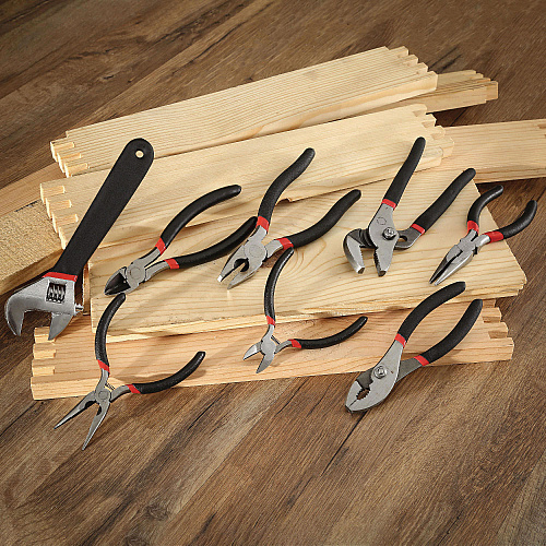 Great Neck 8-Piece Steel Pliers and Wrench Tool Set (87900)