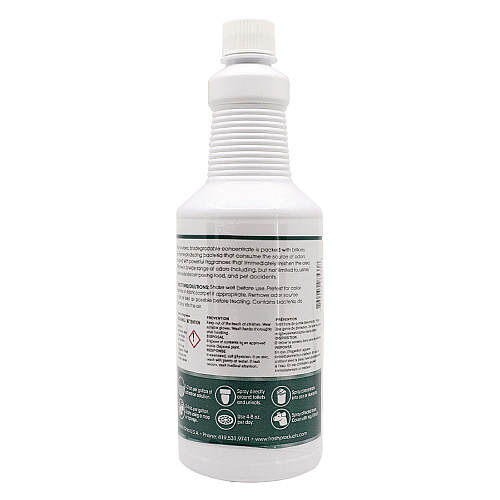 Fresh Products Bio Conqueror 105 Enzymatic Odor Counteractant Concentrate, Cucumber Melon, 1 qt Bottle, 12/Carton (1232BWBCMF)