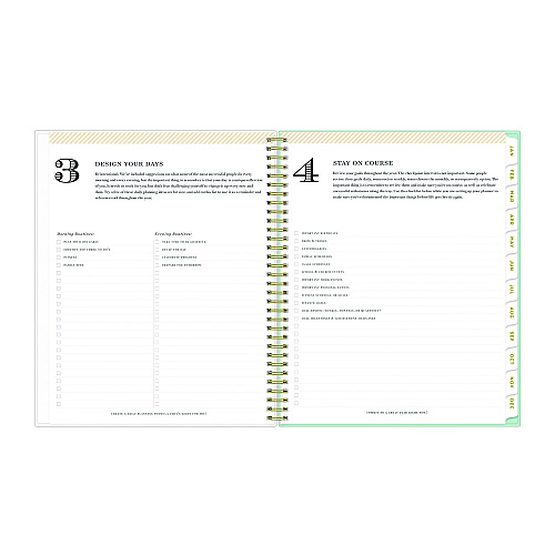 Blue Sky Day Designer Secret Garden Mint Frosted Weekly/Monthly Planner, Floral Artwork, 11 x 8.5, 12-Month (Jan to Dec): 2026 (140101)