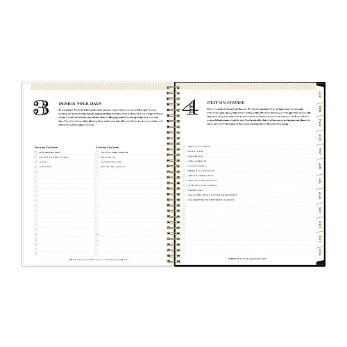 Blue Sky Day Designer Peyton Create-Your-Own Cover Weekly/Monthly Planner, Floral Artwork, 11 x 8.5, Navy, 12-Month (Jan to Dec): 2026 (103617)