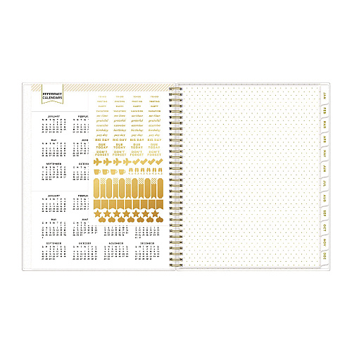 Blue Sky Day Designer Coming Up Roses Create-Your-Own Cover Weekly/Monthly Planner, Roses Artwork, 11 x 8.5, 12-Month (Jan-Dec): 2026 (140092)