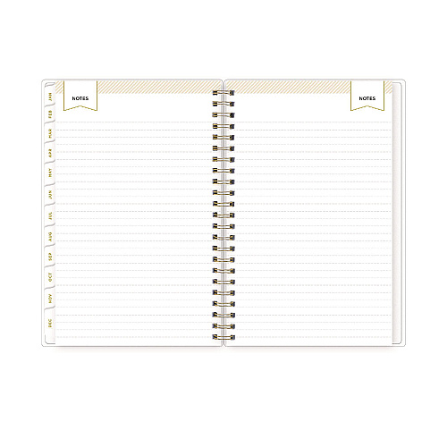 Blue Sky Day Designer Tile Weekly/Monthly Planner, Geometric Artwork, 8 x 5, Blue/White Cover, 12-Month (Jan to Dec): 2026 (101410)