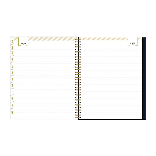 Blue Sky Day Designer Peyton Create-Your-Own Cover Weekly/Monthly Planner, Floral Artwork, 11 x 8.5, Navy, 12-Month (Jan to Dec): 2026 (103617)