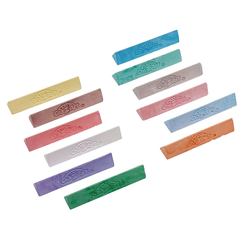 Cra-Z-Art Washable Sidewalk Chalk, Triangle Shaped, 12.63", 48 Assorted Bright Colors, 48 Sticks/Set (10880)