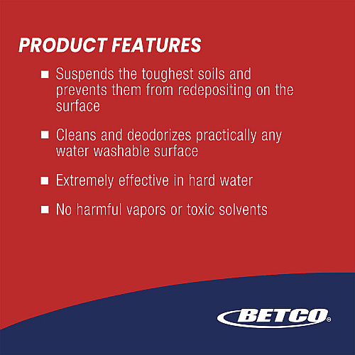 Betco Top Flite All-Purpose Cleaner, Mint Scent, 55 gal Drum (1505500)