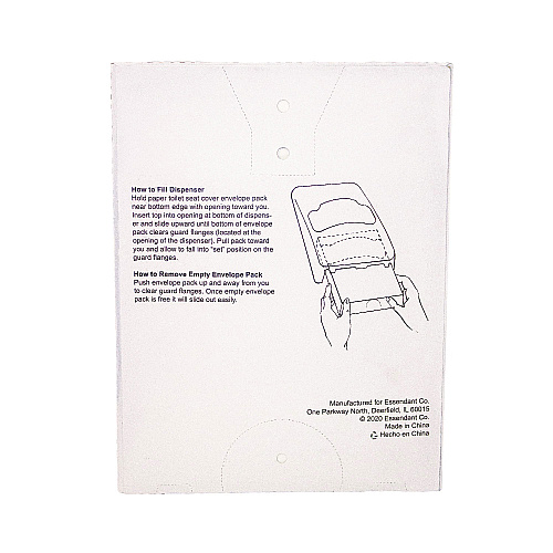 GEN&reg; Toilet Seat Covers, 1/4-Fold, White, 5000 Covers (GENTSC40125QB)