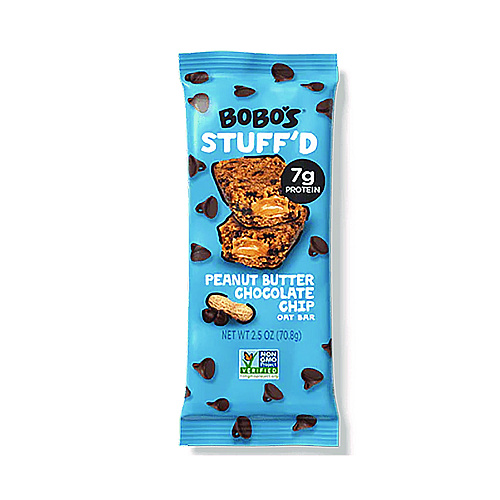 Bobo's Stuff'D Peanut Butter and Chocolate Chip Oat Bar, 2.5 oz Bar, 12/Box (BBO00104)