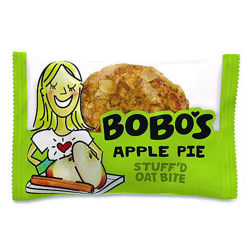 Bobo's Stuff'D Apple Pie Oat Bites, 1.3 oz Bar, 25/Box (BBO00215)