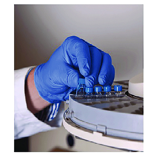 AMMEX Professional Nitrile Exam Gloves, Powder-Free, Medium, Blue, 100/Box (ACNPF44100BX)
