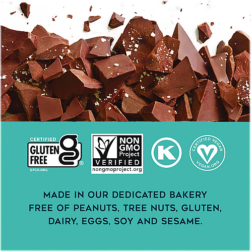 88 ACRES Sweet 'N Salty Gluten-Free Dark Chocolate Sea Salt Seed and Oat Bar, 1.6 oz Bar, 9/Box (ACY00504)