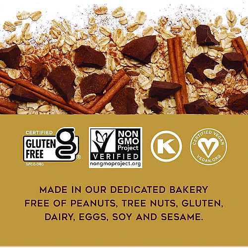 88 ACRES Warm 'N Chewy Gluten-Free Oatmeal/Chocolate Chip Seed and Oat Bar, 1.6 oz Bar, 9/Box (ACY11049)