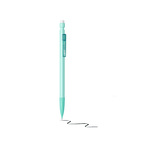 BIC Xtra-Smooth Pastel Edition Mechanical Pencils, 0.7 mm, HB (#2), Black Lead, Assorted Barrel Colors, 24/Pack (MPNP24BLK)