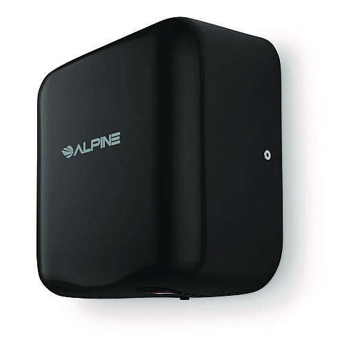 Alpine Hemlock Commercial Automatic 120V Hand Dryer, 6.69 x 11.41 x 12.31, Stainless Steel, Black (ALP40010BLA)