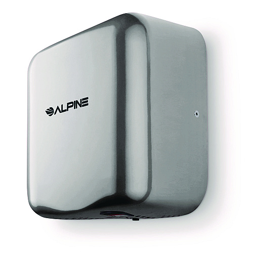Alpine Hemlock Commercial Automatic 120V Hand Dryer, 6.68 x 11.41 x 12.31, Stainless Steel, Chrome (ALP40010CHR)