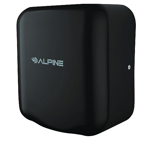 Alpine Hemlock Commercial Automatic 120V Hand Dryer, 6.69 x 11.41 x 12.31, Stainless Steel, Black (ALP40010BLA)
