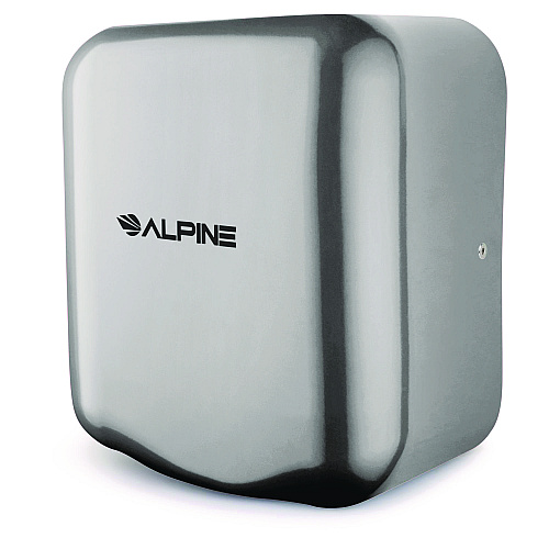 Alpine Hemlock Commercial Automatic 120V Hand Dryer, 6.68 x 11.41 x 12.31, Stainless Steel, Chrome (ALP40010CHR)
