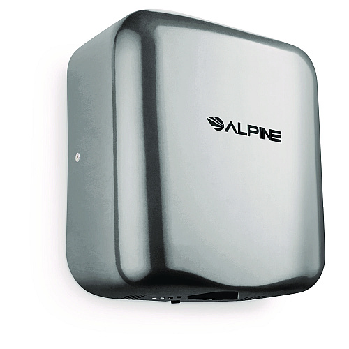 Alpine Hemlock Commercial Automatic 120V Hand Dryer, 6.68 x 11.41 x 12.31, Stainless Steel, Chrome (ALP40010CHR)