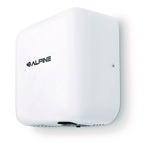 Alpine Hemlock Commercial 220V Automatic Hand Dryer, 6.68 x 11.41 x 12.31, Stainless Steel, White (ALP40020WHI)