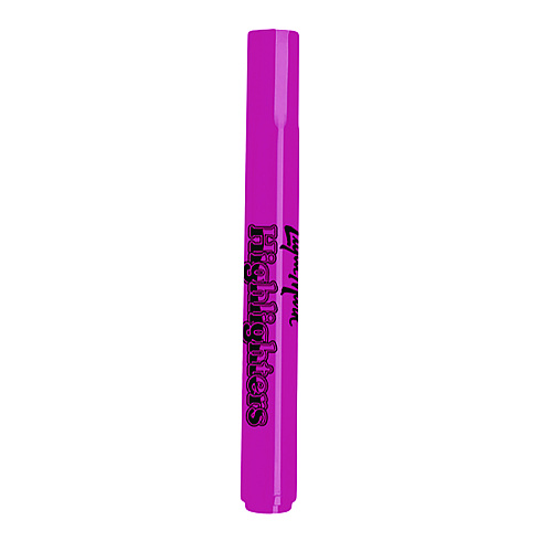 Liqui-Mark Tank Fluorescent Highlighter, Pink Ink, Chisel Tip, Pink Barrel, Dozen (60622)