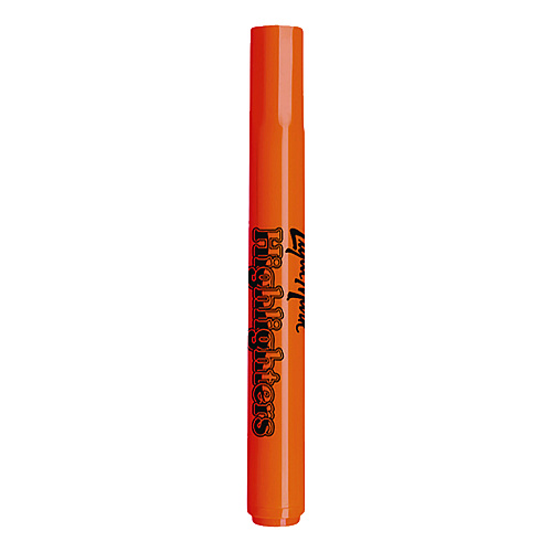 Liqui-Mark Tank Fluorescent Highlighter, Orange Ink, Chisel Tip, Orange Barrel, Dozen (60625)
