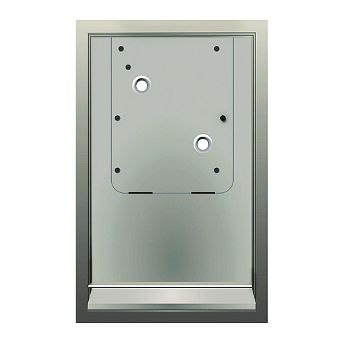Alpine Hemlock Recess Wall Kit, 3.38 x 16.38 x 26, Stainless Steel (ALP400RECESS)