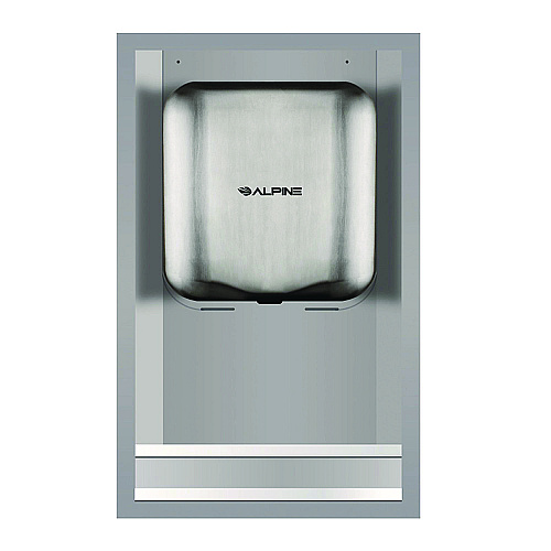 Alpine Hemlock Recess Wall Kit, 3.38 x 16.38 x 26, Stainless Steel (ALP400RECESS)