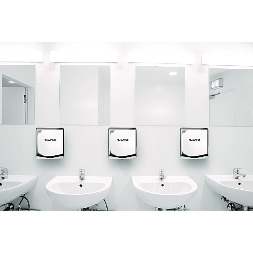 Alpine Willow Commercial 120V Automatic Hand Dryer, 3.93 x 11.25 x 12.63, Stainless Steel, Chrome (ALP40510CHR)