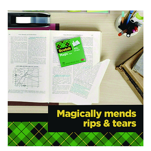 Scotch Magic Tape Cabinet Pack, 1" Core, 0.75" x 27.7 yds, Clear, 12/Pack (810K12CP)