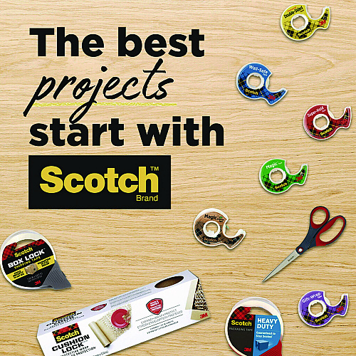 Scotch Magic Tape Cabinet Pack, 1" Core, 0.75" x 27.7 yds, Clear, 12/Pack (810K12CP)