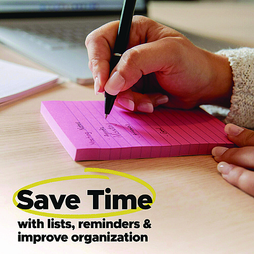 Post-it Pop-Up Notes Summer Joy Collection Colors, 3" x 3", Assorted Colors, 90 Sheets/Pad, 6 Pads/Pack (R3306SSJOY)