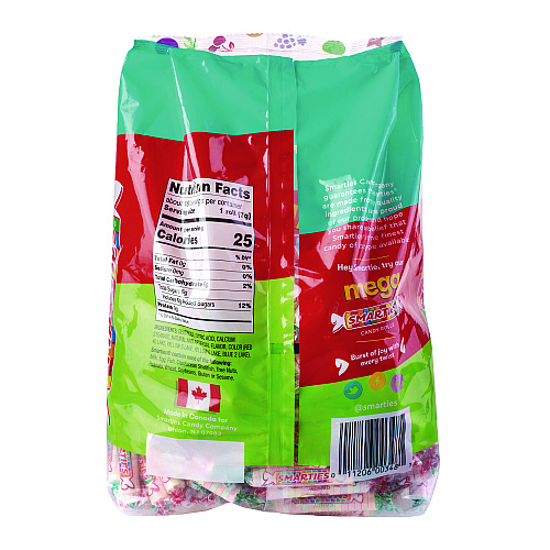Nestle Smarties Candy Rolls, Original/Tropical/X-Treme Sour Flavor Assortment, 3 lb Bag (CDY00348)