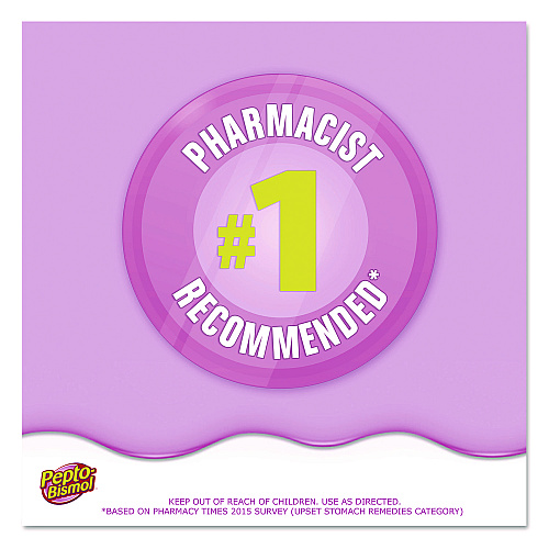 Pepto-Bismol Chewable Tablets, Original Flavor, 32 Packets of 4 Tablets/Box (00201)