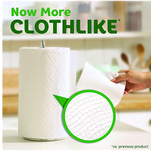 Bounty Select-a-Size Kitchen Roll Paper Towels, 2-Ply, 11 x 5.9, White, 135 Sheets/Roll, 2 Rolls/Pack (06133)