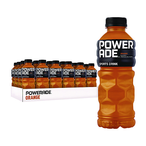 Powerade Sports Drink, Orange, 20 oz Bottle, 24/Pack (049000032789)