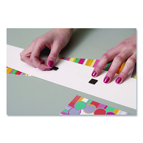 Teacher Created Resources Adhesive Magnetic Squares, Black, 0.5", 100/Set (TCR20720)