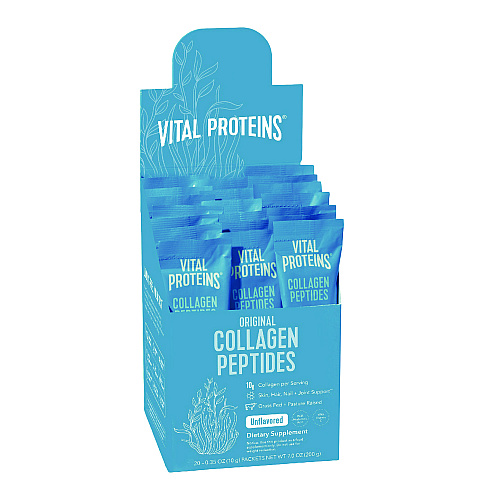 Vital Proteins Collagen Peptides Powder, Unflavored, 0.3 oz Packet, 20/Box (VVP00539)