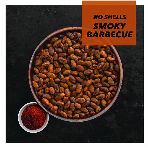 Wonderful No Shells Smoky Barbecue Pistachios, 2.25 oz Pack, 8/Box (PAR70031)