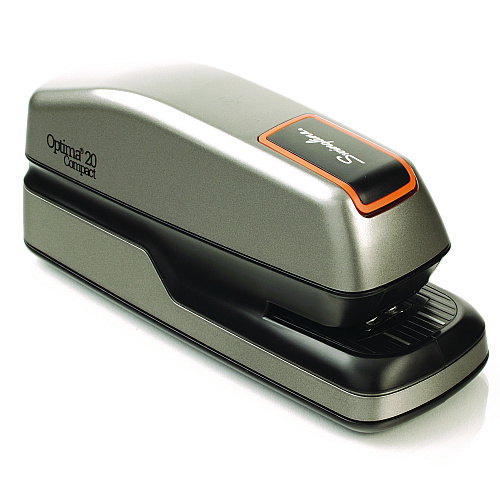 Swingline Optima Grip Electric Stapler, 20-Sheet Capacity, Black/Silver (48207)